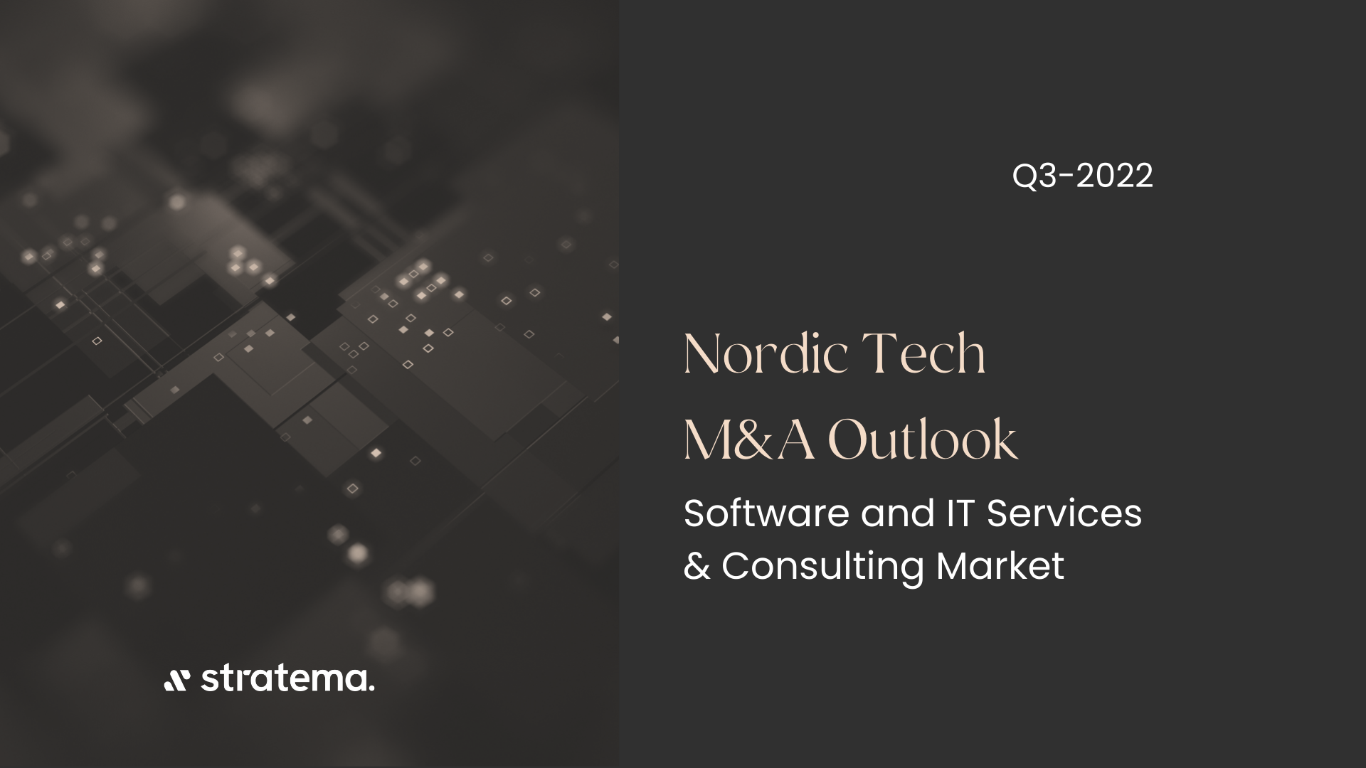 Nordic Tech M&A Outlook Q3-2022