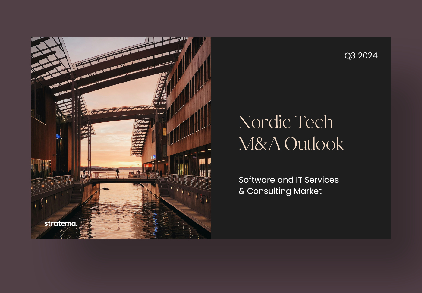 Markedsutsikter for M&A i nordisk teknologisektor Q3 2024